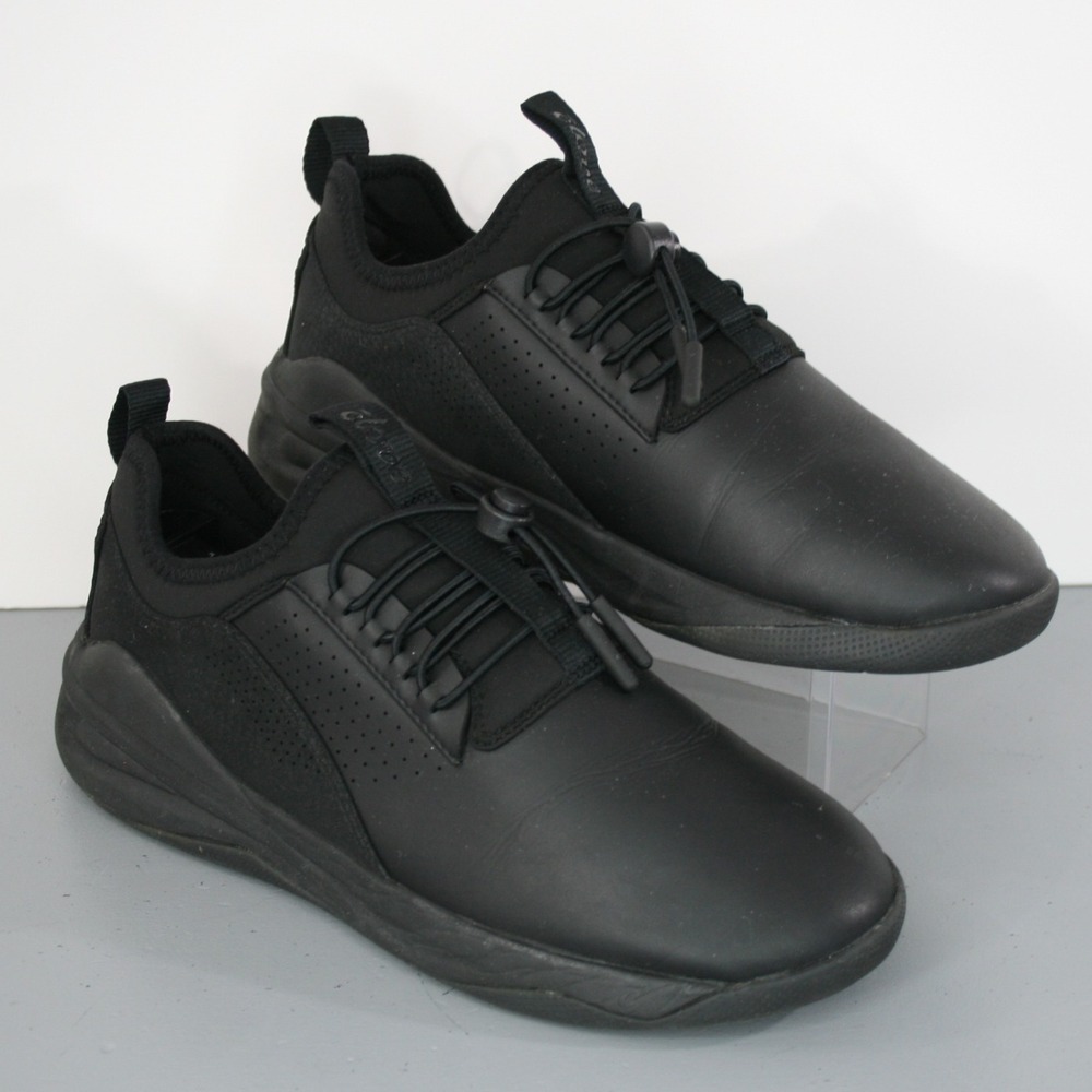 Clove‎ Women's Black Leather Slip On Sneakers Nurse Shoes Size 8